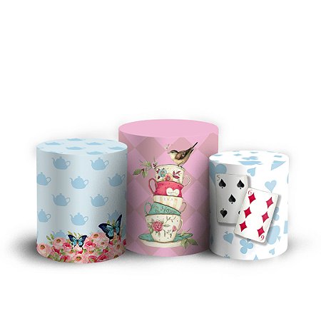 Capas Trio Cilindro Sublimado Vest Facil - Alice