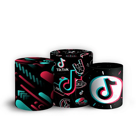 Capas Trio Cilindro Sublimado Vest Facil - TikTok