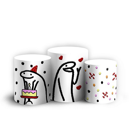 Capas Trio Cilindro Sublimado Vest Facil - Flork