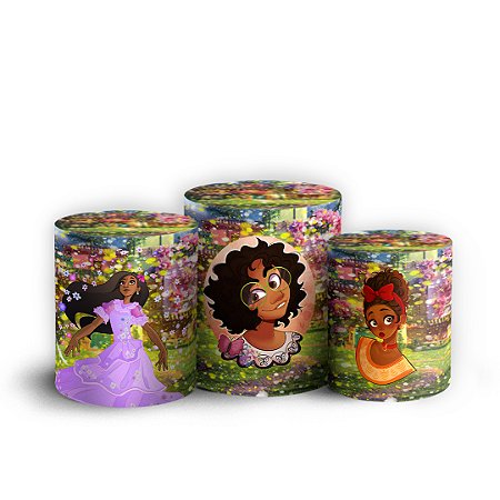 Capas Trio Cilindro Sublimado Vest Facil - Encanto