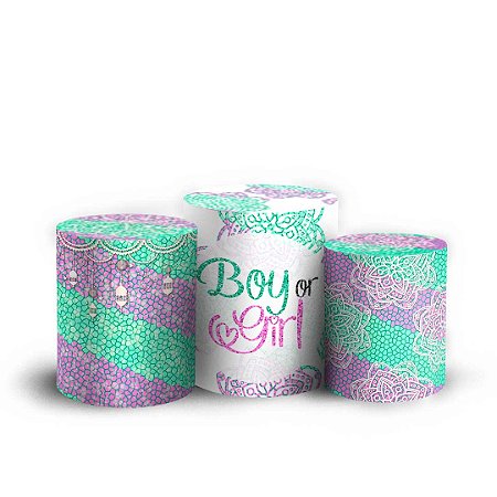 Capas Trio Cilindro Sublimado Vest Facil - Revelação