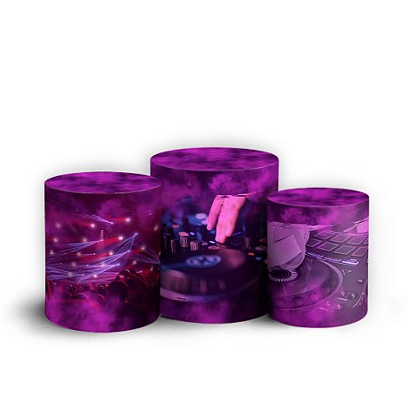 Capas Trio Cilindro Sublimado Vest Facil - DJ