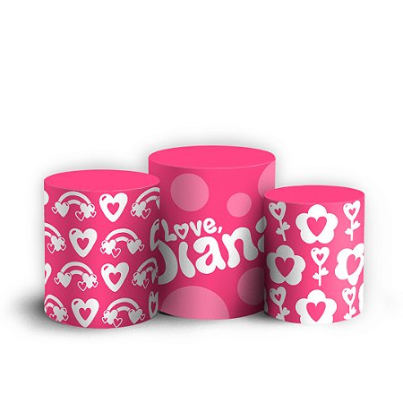 Capas Trio Cilindro Sublimado Vest Facil - Diana Show