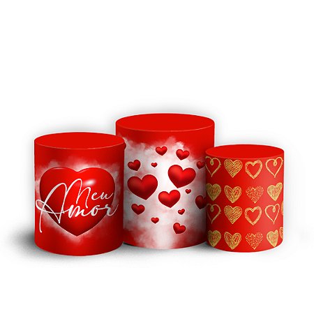 Capas Trio Cilindro Sublimado Vest Facil - Dia das Mães