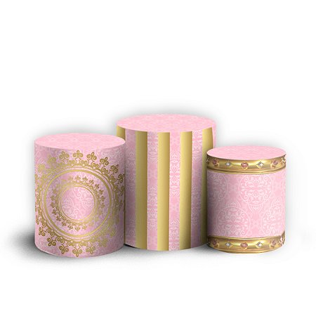 Capas Trio Cilindro Sublimado Vest Facil - Coroa