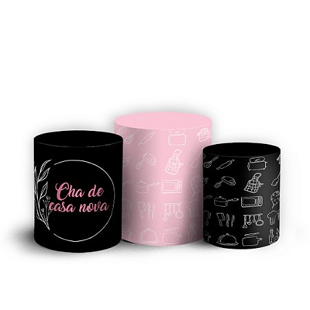 Capas Trio Cilindro Sublimado Vest Facil - Chá de Cozinha