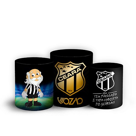 Capas Trio Cilindro Sublimado Vest Facil - Ceará