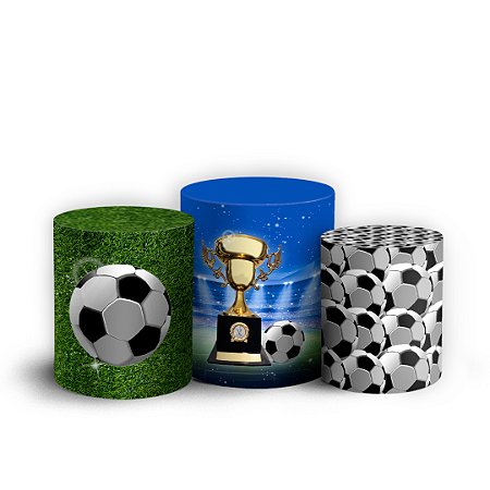 Capas Trio Cilindro Sublimado Vest Facil - Capitão Tsubasa Futebol