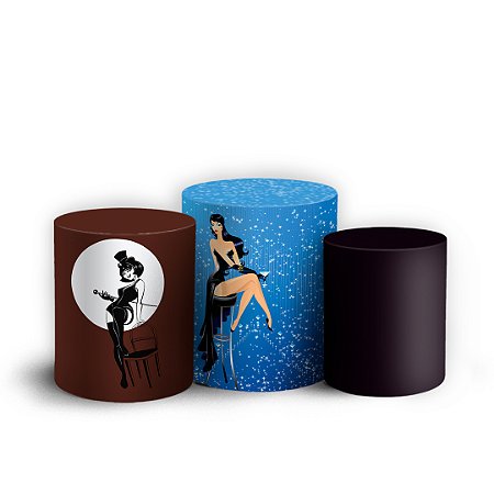 Capas Trio Cilindro Sublimado Vest Facil - Cabaret