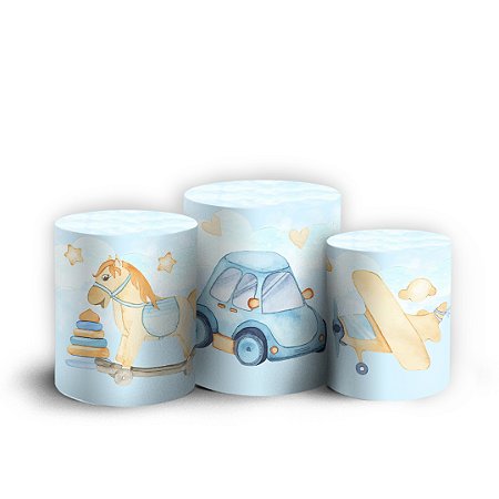 Capas Trio Cilindro Sublimado Vest Facil - Brinquedos