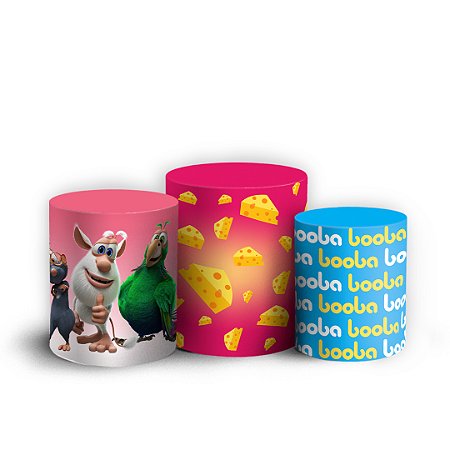 Capas Trio Cilindro Sublimado Vest Facil - Booba