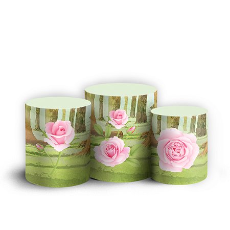 Capas Trio Cilindro Sublimado Vest Facil - Boneca Vintage