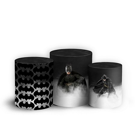 Capas Trio Cilindro Sublimado Vest Facil - Batman