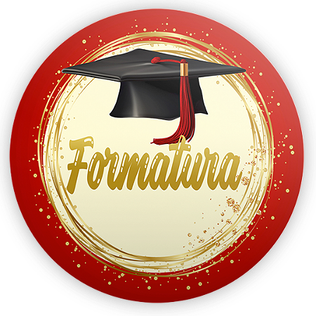 Capa Painel Redondo Sublimado - Formatura