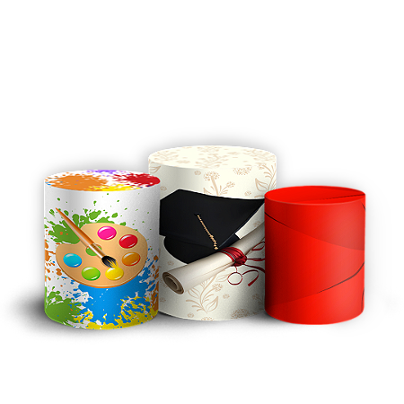 Capas Trio Cilindro Sublimado Vest Facil - Formatura