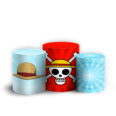 Capas Trio Cilindro Sublimado Vest Facil - One Piece