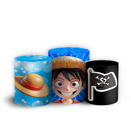 Capas Trio Cilindro Sublimado Vest Facil - One Piece