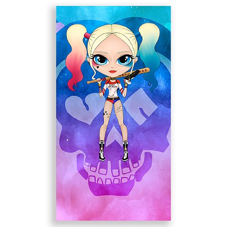 Capa Faixa Lateral Sublimado - Arlequina