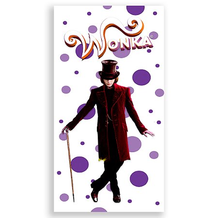 Capa Faixa Lateral Sublimado - A Fantastica Fabrica de Chocolate