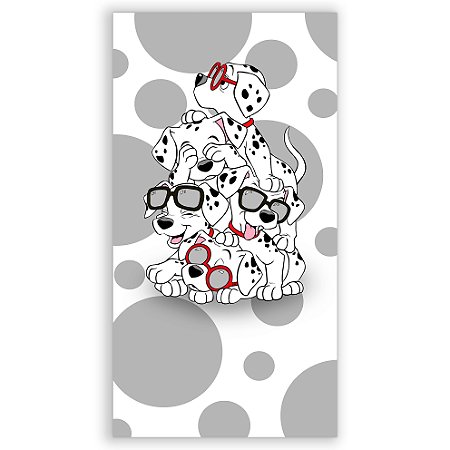 Capa Faixa Lateral Sublimado - 101 Dálmatas