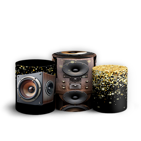 Capas Trio Cilindro Sublimado Vest Facil - 18 Anos