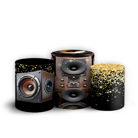 Capas Trio Cilindro Sublimado Vest Facil - 18 Anos