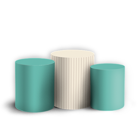 Capas Trio Cilindro Sublimado Vest Facil - Oh Baby