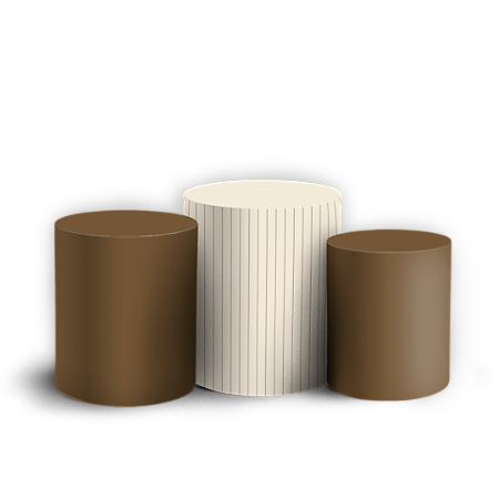 Trio Cilindro - Oh Baby - Sublimado 3D + Elástico