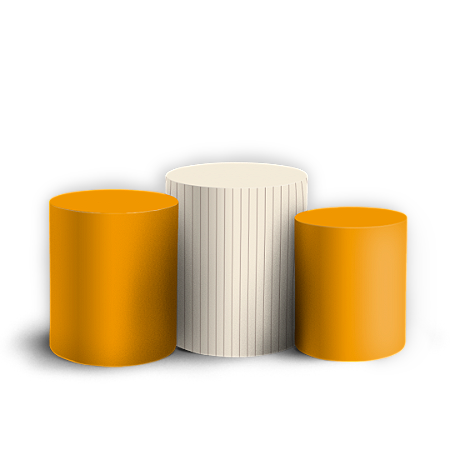 Trio Cilindro - Oh Baby - Sublimado 3D + Elástico