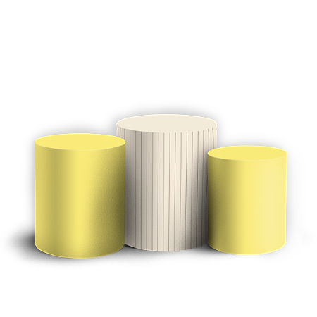 Trio Cilindro - Oh Baby - Sublimado 3D + Elástico