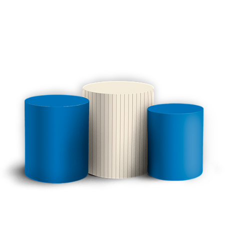 Trio Cilindro - Oh Baby - Sublimado 3D + Elástico