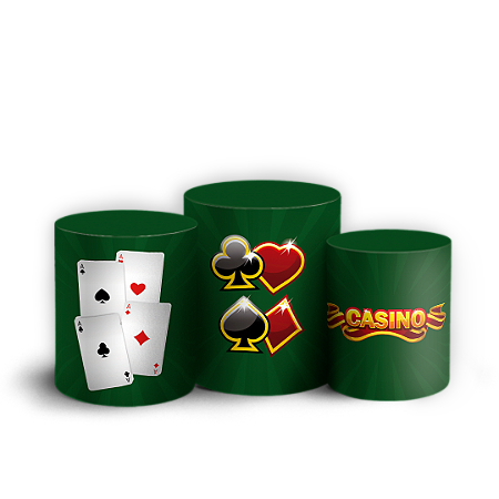 Capas Trio Cilindro Sublimado Vest Facil - Cassino