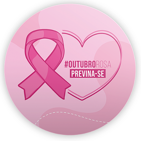 Capa Mini Painel Sublimado - Outubro Rosa