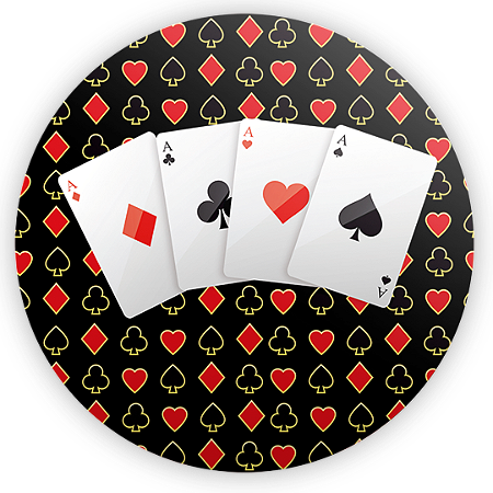 Capa Painel Redondo Sublimado - Cassino