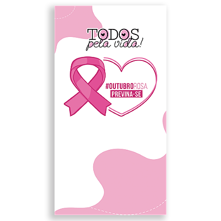 Capa Faixa Lateral Sublimado - Outubro Rosa