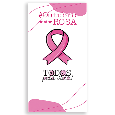 Capa Faixa Lateral Sublimado - Outubro Rosa