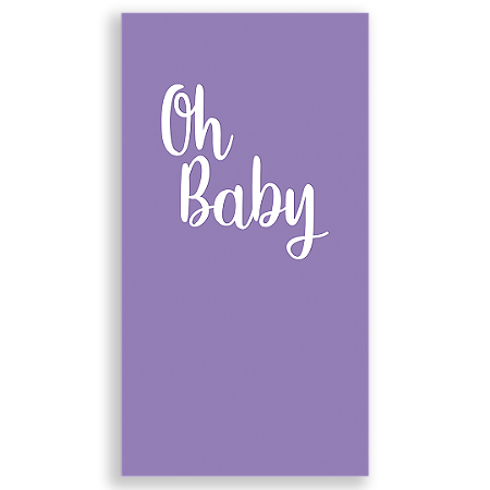 Capa Faixa Lateral Sublimado - Oh Baby