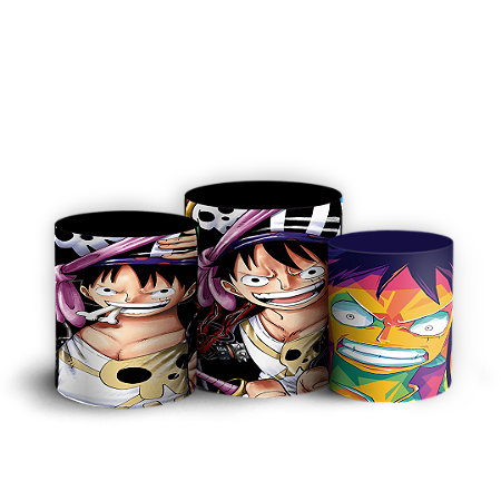 Capas Trio Cilindro Sublimado Vest Facil - One Piece