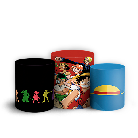 Capas Trio Cilindro Sublimado Vest Facil - One Piece