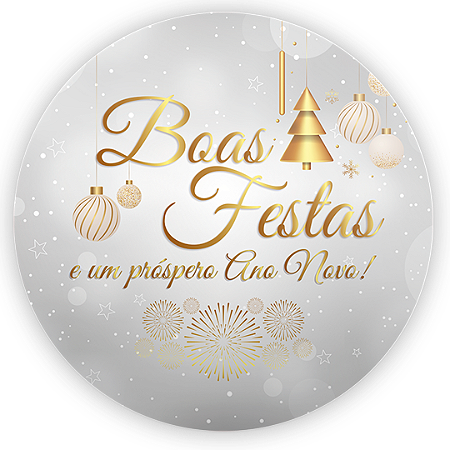 Capa Mini Painel Sublimado - Ano Novo