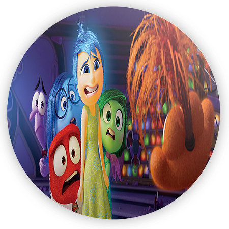 Capa Mini Painel Sublimado - Divertida Mente