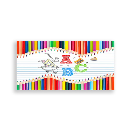 Capa Painel Retangular Sublimado - Lapis