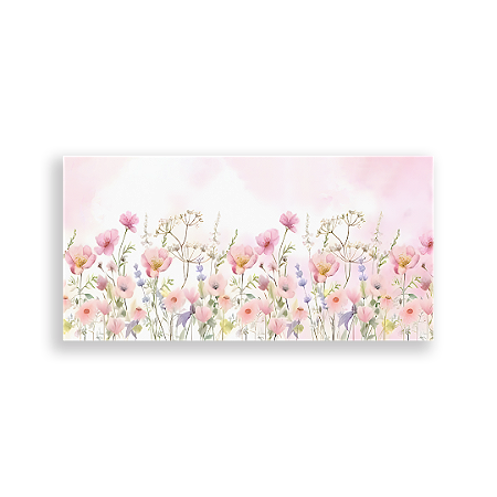 Capa Painel Retangular Sublimado - Floral