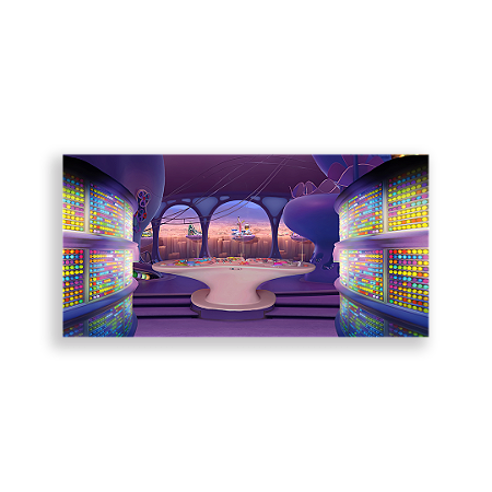 Capa Painel Retangular Sublimado - Divertida Mente