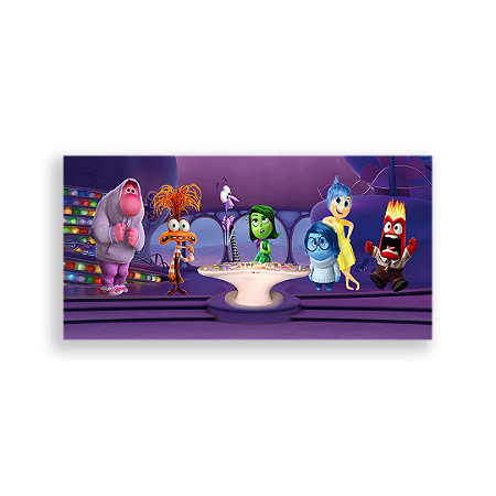 Capa Painel Retangular Sublimado - Divertida Mente