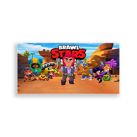 Capa Painel Retangular Sublimado - Brawl Stars