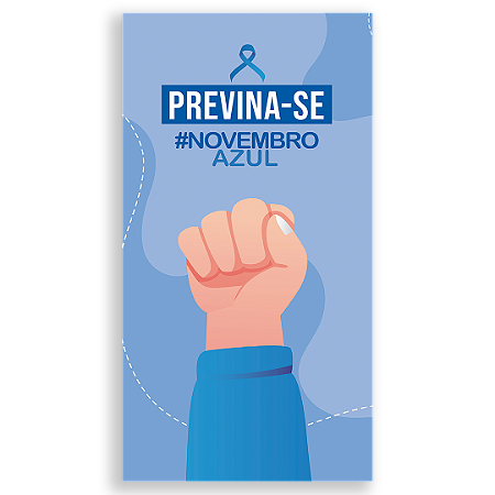 Faixa Lateral - Novembro Azul - Sublimado 3D