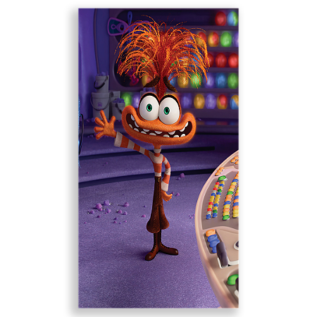 Capa Faixa Lateral Sublimado - Divertida Mente