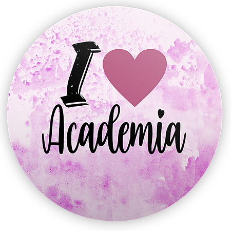 Capa Painel Redondo Sublimado - Academia