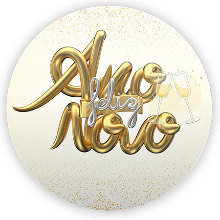 Capa Mini Painel Sublimado - Ano Novo